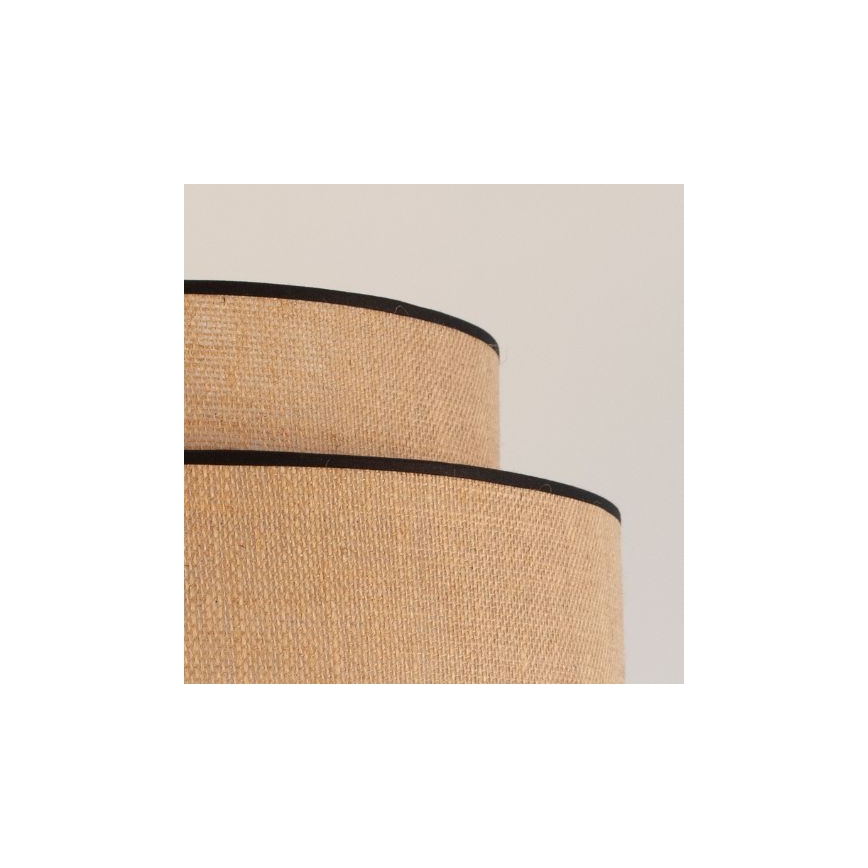 Hanglamp aan een koord BOHO 1xE27/60W/230V diameter 40 cm beige