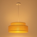 Hanglamp aan een koord BOHO 1xE27/60W/230V diameter 40 cm beige
