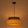 Hanglamp aan een koord BOHO 1xE27/60W/230V diameter 40 cm bruin/beige