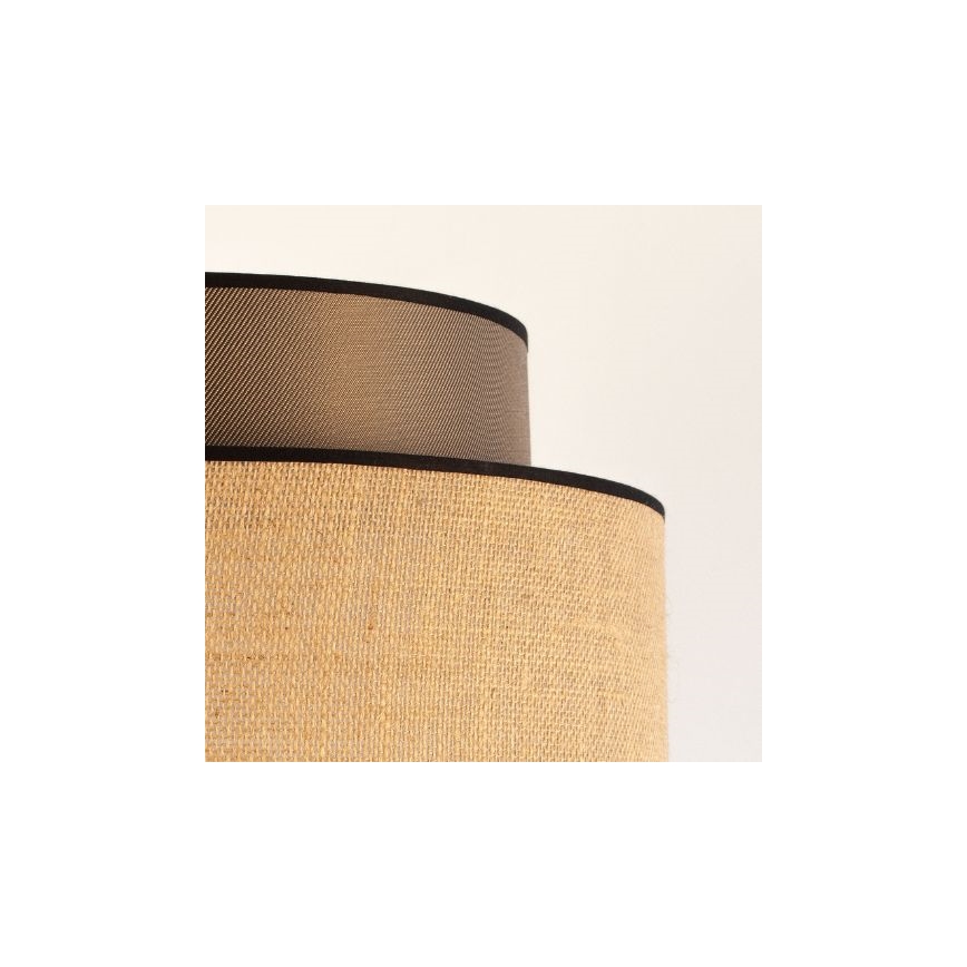 Hanglamp aan een koord BOHO 1xE27/60W/230V diameter 40 cm bruin/beige