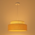 Hanglamp aan een koord BOHO 1xE27/60W/230V diameter 40 cm rotan
