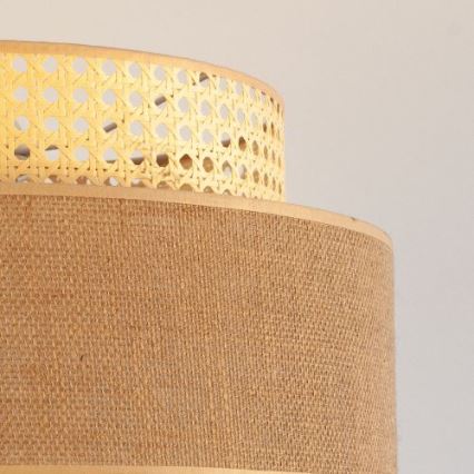 Hanglamp aan een koord BOHO 1xE27/60W/230V diameter 40 cm rotan