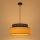 Hanglamp aan een koord BOHO 1xE27/60W/230V diameter 40 cm zwart/rotan