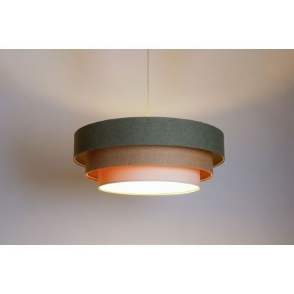 Hanglamp aan een koord BOHO TRINITI 1xE27/60W/230V grijs/beige/crème