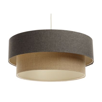 Hanglamp aan een koord BOHO TRINITI 1xE27/60W/230V grijs/beige