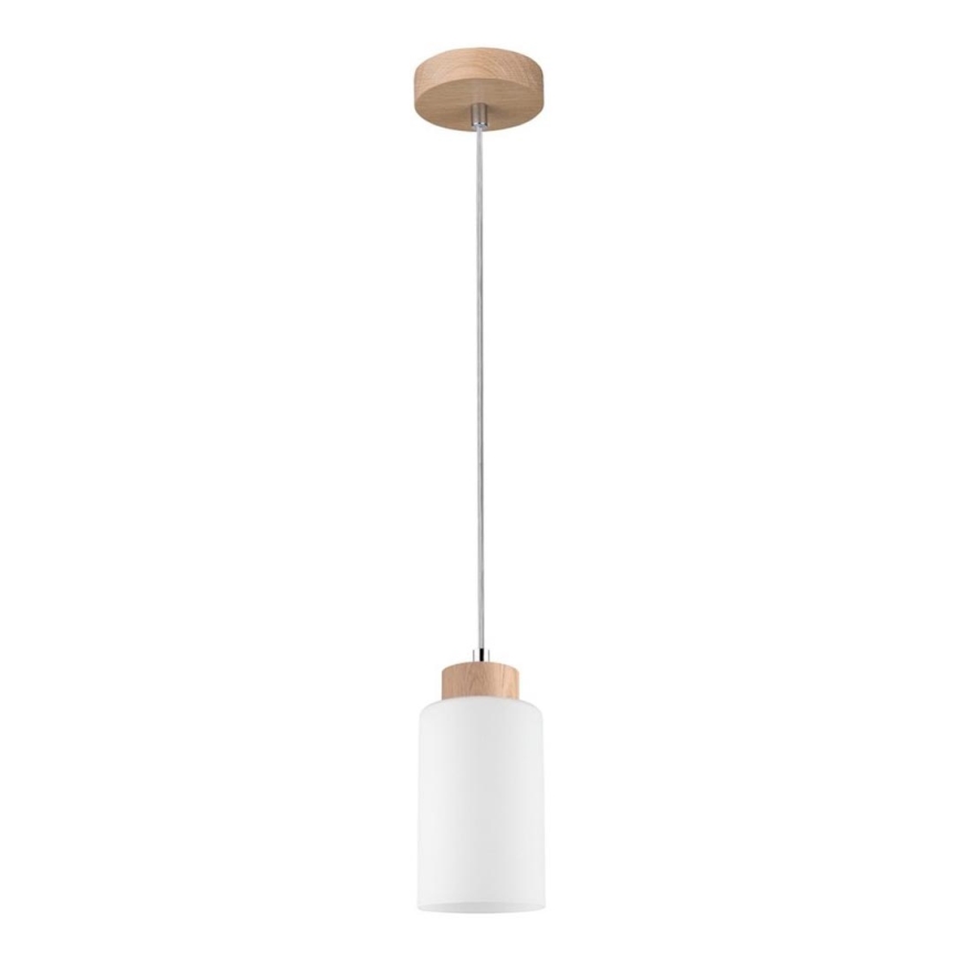 Hanglamp aan een koord BOSCO 1xE27/60W/230V eiken
