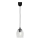 Hanglamp aan een koord BRILLANT 1xE27/15W/230V doorzichtig