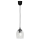 Hanglamp aan een koord BRILLANT 1xE27/60W/230V doorzichtig