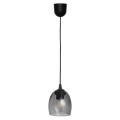 Hanglamp aan een koord BRILLANT 1xE27/60W/230V grijs