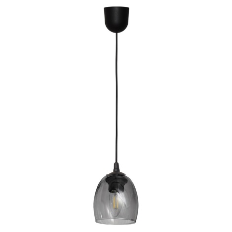 Hanglamp aan een koord BRILLANT 1xE27/60W/230V grijs