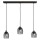 Hanglamp aan een koord BRILLANT 3xE27/60W/230V grijs