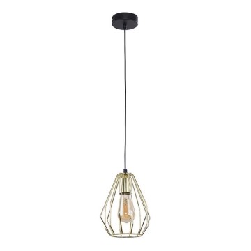 Hanglamp aan een koord BRYLANT 1xE27/60W/230V goud