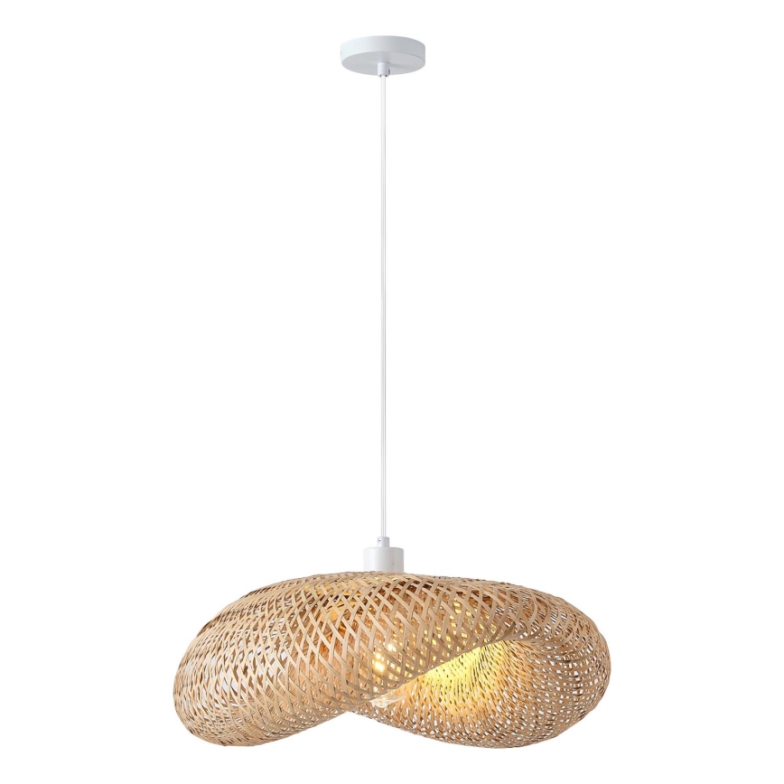 Hanglamp aan een koord CALYPSO 1xE27/15W/230V bamboe