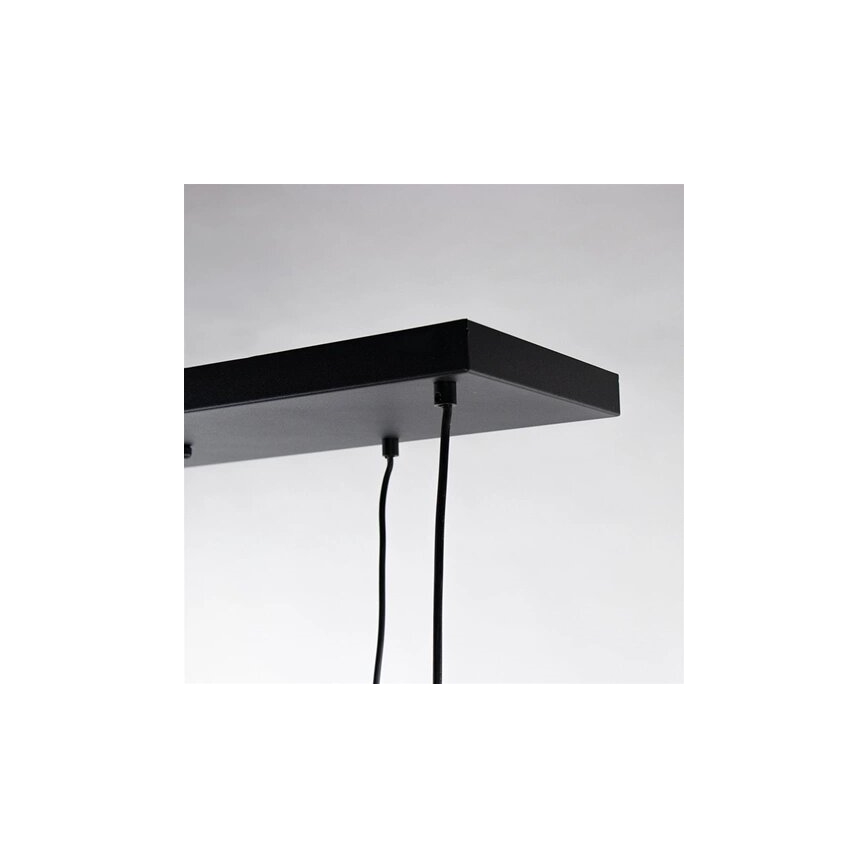 Hanglamp aan een koord CALYPSO 4xGU10/60W/230V + 4xE27/60W zwart/goud
