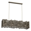 Hanglamp aan een koord CAMO 4xE27/15W/230V goud