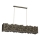 Hanglamp aan een koord CAMO 5xE27/15W/230V goud