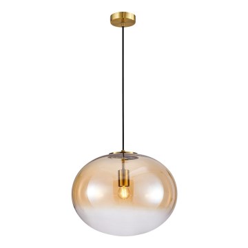 Hanglamp aan een koord CAMPANIA 1xE27/60W/230V goud