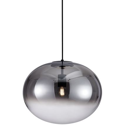 Hanglamp aan een koord CAMPANIA 1xE27/60W/230V zwart