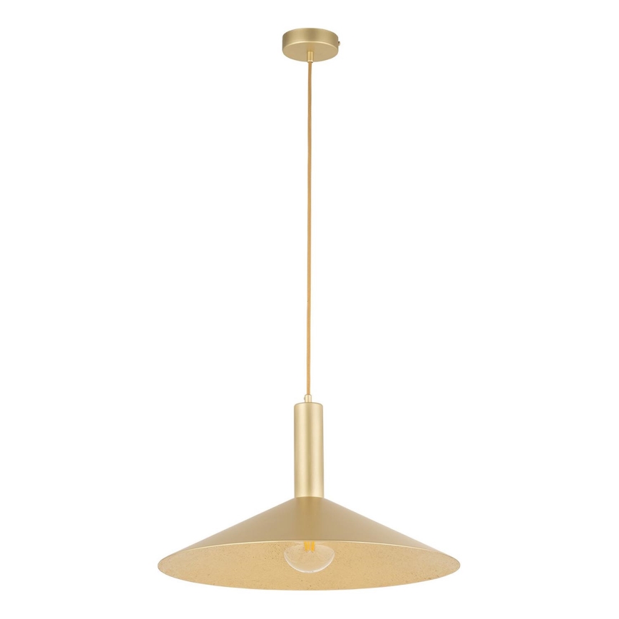 Hanglamp aan een koord CAPRI 1xE27/15W/230V diameter 50 cm goud