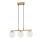 Hanglamp aan een koord CARRINE 3xE14/40W/230V bruin