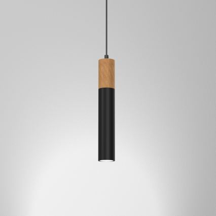 Hanglamp aan een koord CASSA 1xGU10/60W/230V zwart