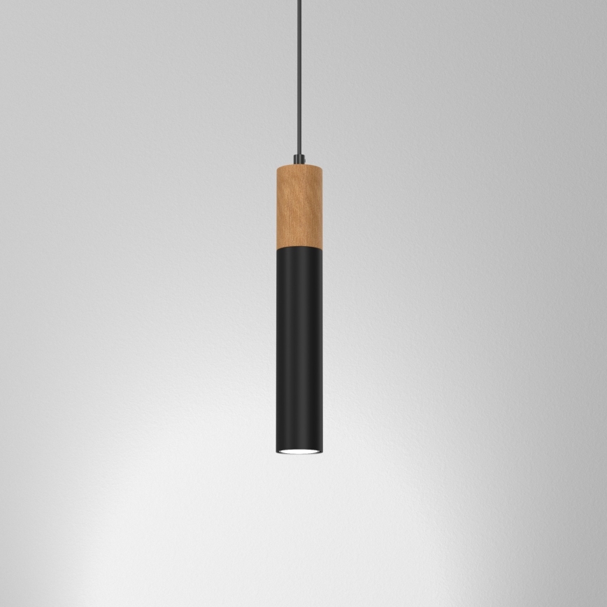 Hanglamp aan een koord CASSA 1xGU10/60W/230V zwart