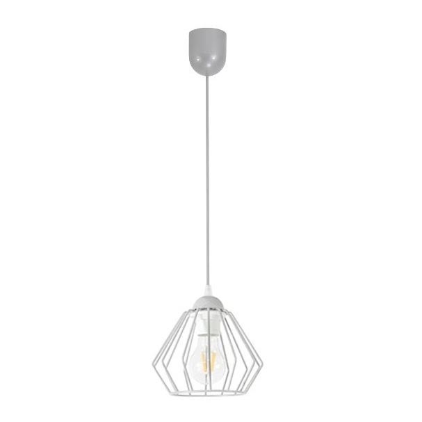 Hanglamp aan een koord CEED 1xE27/60W/230V grijs