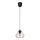 Hanglamp aan een koord CEED GOLD 1xE27/60W/230V diameter 17,5 cm zwart/goud