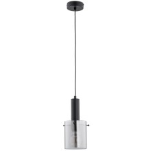 Hanglamp aan een koord CELIA 1xE27/60W/230V zwart