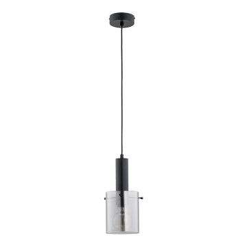 Hanglamp aan een koord CELIA 1xE27/60W/230V zwart