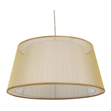 Hanglamp aan een koord CHARLIE 1xE27/60W/230V beige