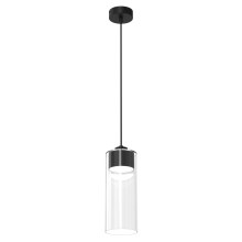 Hanglamp aan een koord CLARISSA 1xGX53/12W/230V zwart