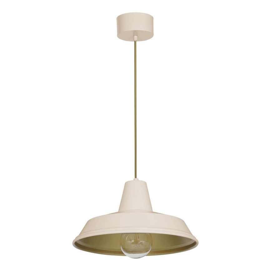 Hanglamp aan een koord CLASS 1xE27/15W/230V beige