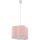 Hanglamp aan een koord CLOUD 1xE27/25W/230V roze