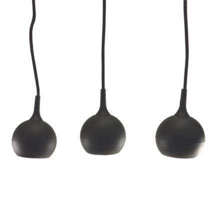 Hanglamp aan een koord COLM 3xGU10/30W/230V zwart