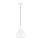 Hanglamp aan een koord COMO 1xE27/60W/230V diameter 17 cm wit