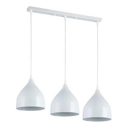 Hanglamp aan een koord COMO 3xE27/60W/230V wit