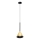Hanglamp aan een koord CONE 1xGU10/10W/230V goud/zwart