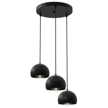 Hanglamp aan een koord COOL 3xE27/60W/230V zwart