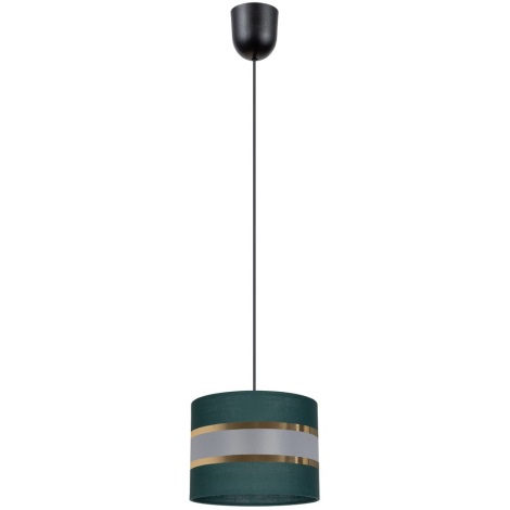 Hanglamp aan een koord CORAL 1xE27/60W/230V d. 20 cm groen
