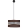 Hanglamp aan een koord CORAL 1xE27/60W/230V d. 40 cm bruin