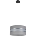 Hanglamp aan een koord CORAL 1xE27/60W/230V d. 40 cm grijs