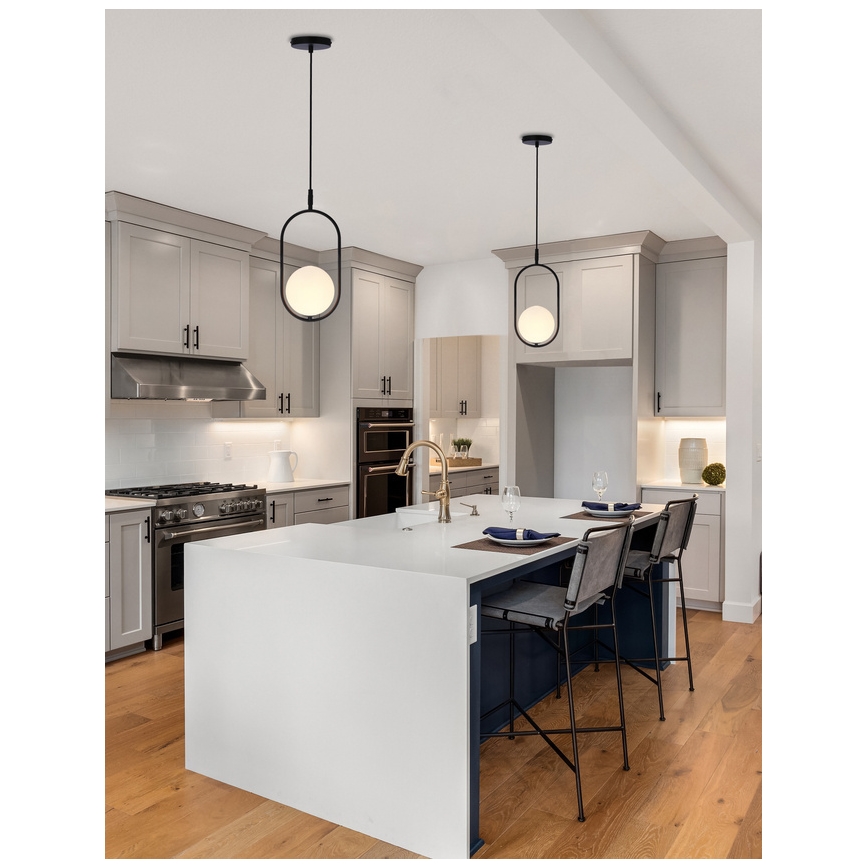 Hanglamp aan een koord CORDEL 1xG9/28W/230V zwart