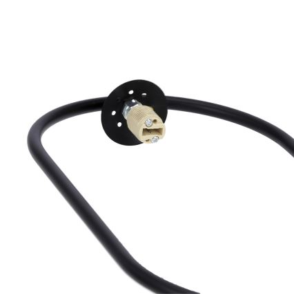 Hanglamp aan een koord CORDEL 1xG9/28W/230V zwart