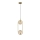 Hanglamp aan een koord CORDEL 2xG9/28W/230V messing/gerookt beige