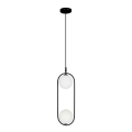 Hanglamp aan een koord CORDEL 2xG9/28W/230V zwart