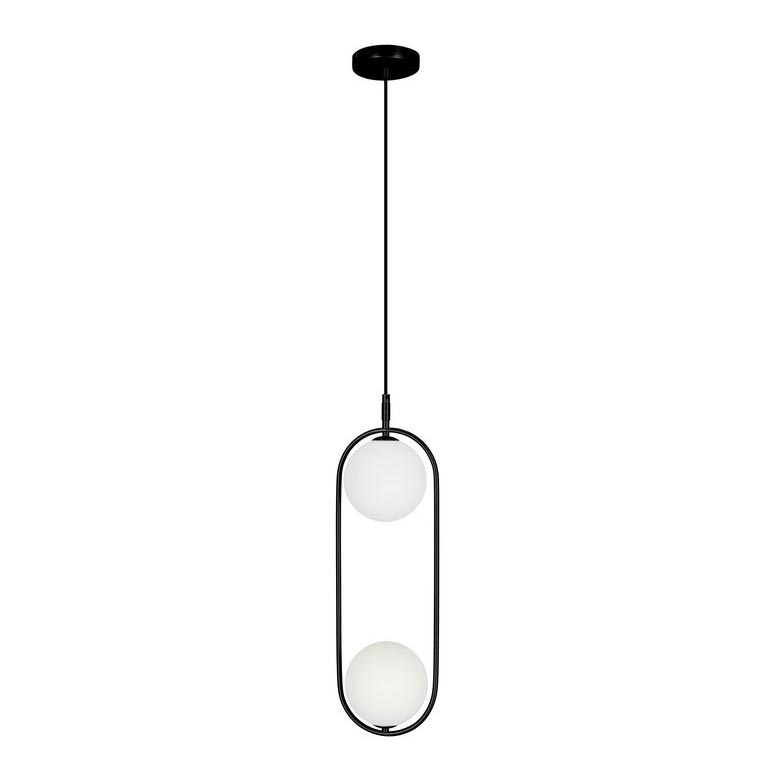 Hanglamp aan een koord CORDEL 2xG9/28W/230V zwart