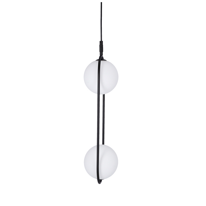 Hanglamp aan een koord CORDEL 2xG9/28W/230V zwart