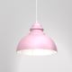 Hanglamp aan een koord CORIN 1xE27/60W/230V roze