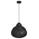 Hanglamp aan een koord CORIN 1xE27/60W/230V zwart